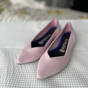 Rothy’s “The Point” Women’s Pink Ballet Flats W8